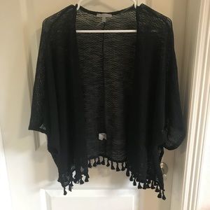 Black cardigan. Never worn.